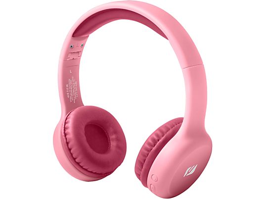MUSE M-215 BTP - Cuffie Bluetooth per bambini (On-ear, Rosa)