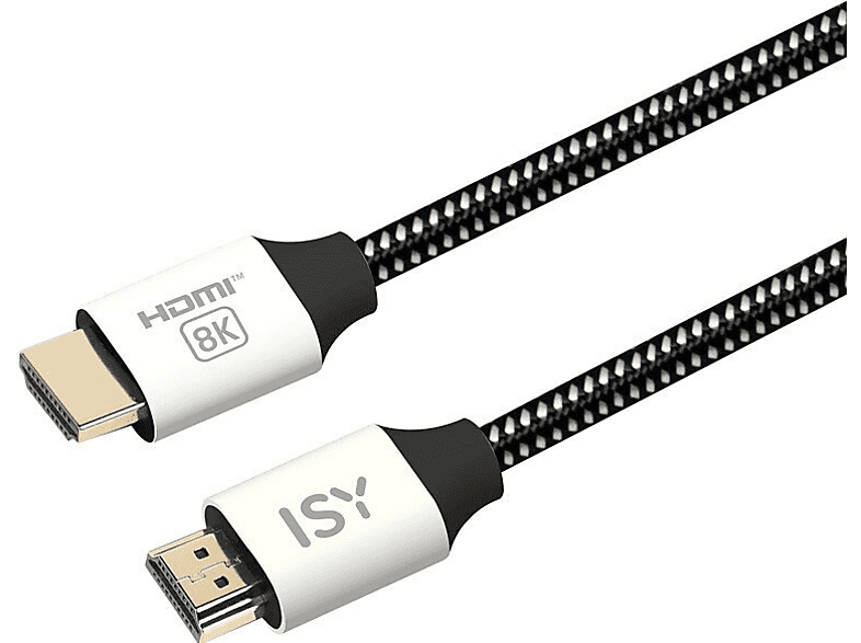 Kabel HDMI ISY IHD-5020 Ultra High Speed 2.1 4K 120Hz 2.0m – zdjęcie 3