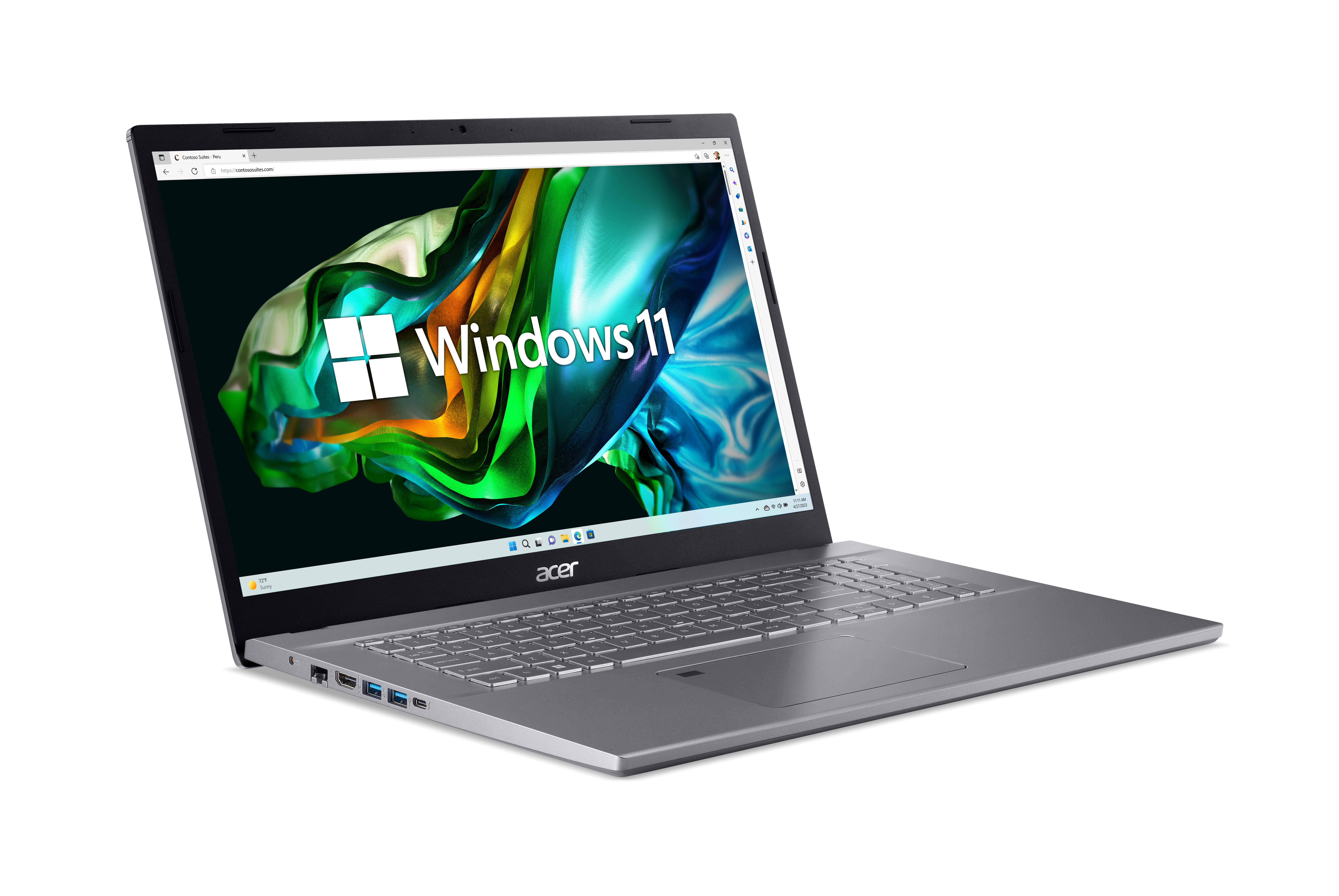 ACER Aspire 5 (A517-53G-78VR) mit Tastaturbeleuchtung - 17,3 Zoll - Intel® Core™ i7 i7-1260P - 16 GB - 1 TB - NVIDIA GeForce RTX™ 2050 - Windows 11 Home