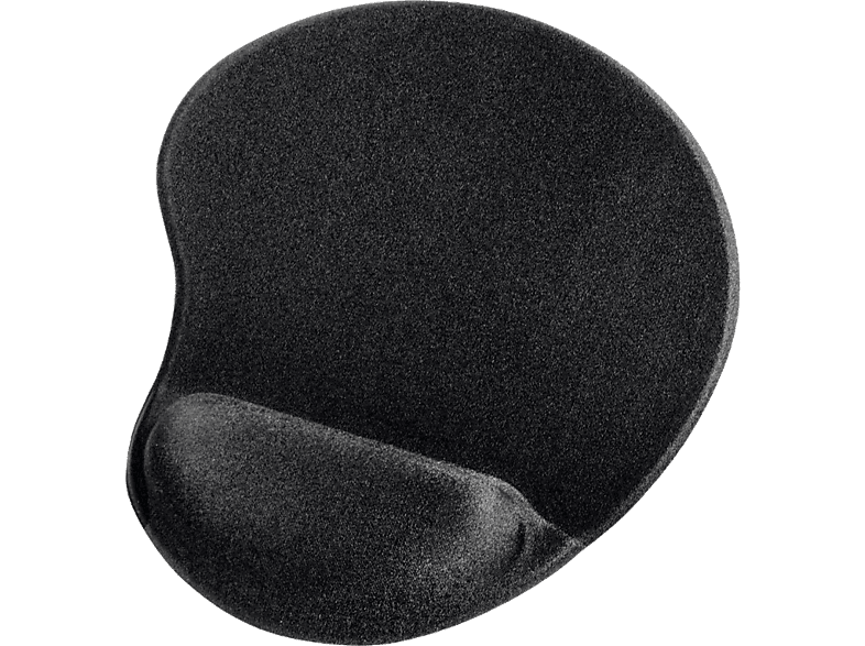 ISY IMP 2000-1 Mauspad, Memory Foam, Schwarz; Ergonomisches Mauspad