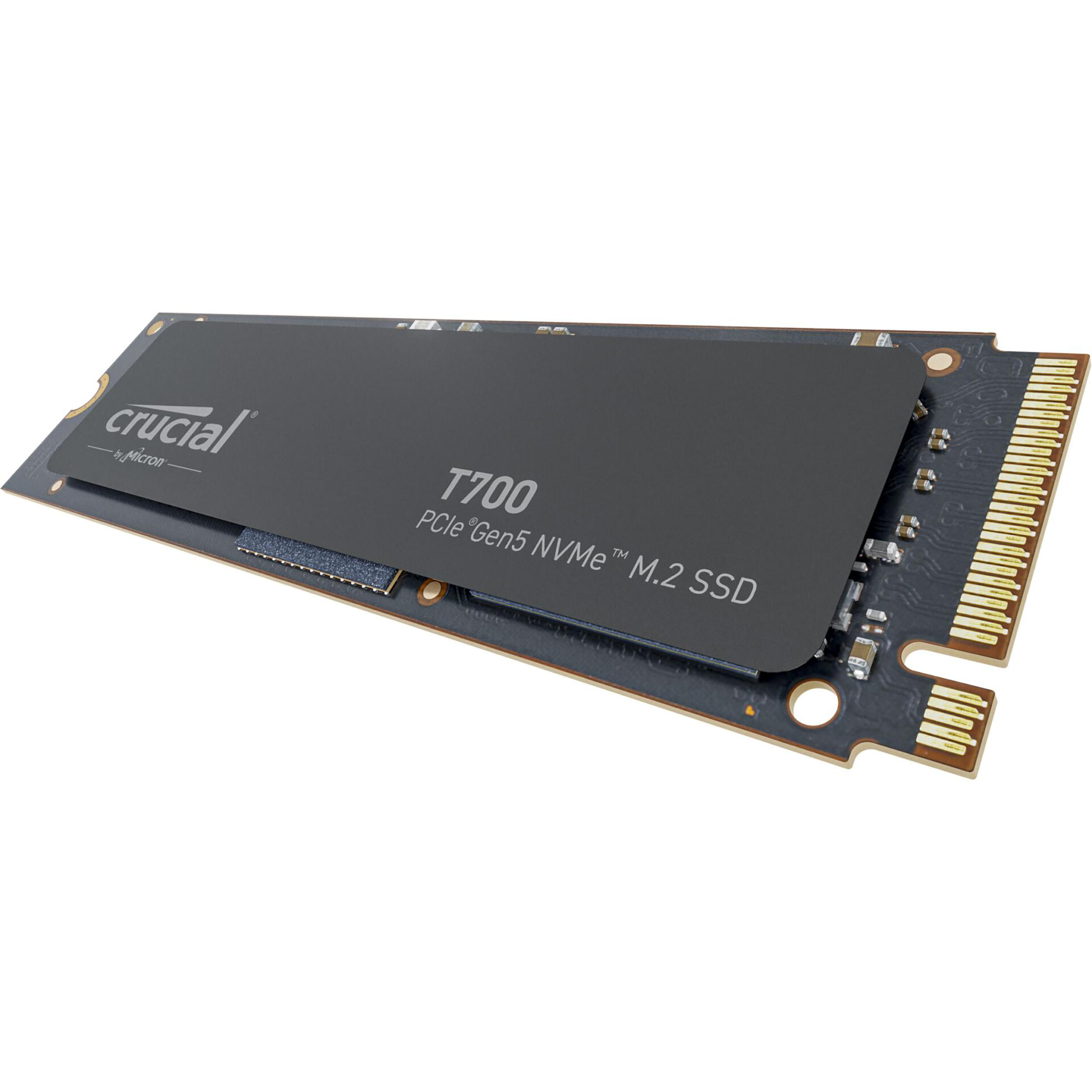 CRUCIAL SSD NVMe 2 SSD, intern M.2 Gen5 via T700 NVMe, PCIe TB
