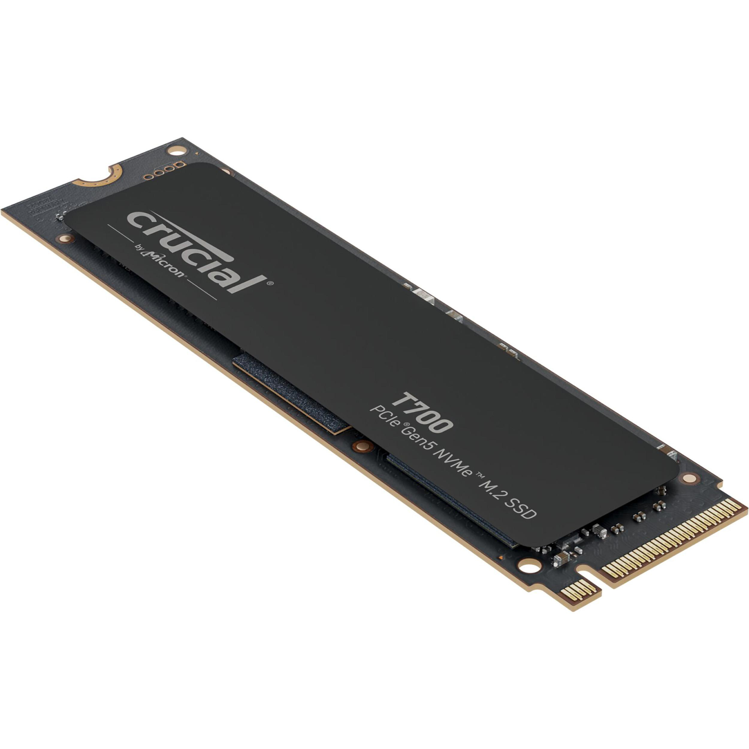 CRUCIAL T700 PCIe Gen5 NVMe Festplatte, 2 TB SSD M.2 via NVMe, intern