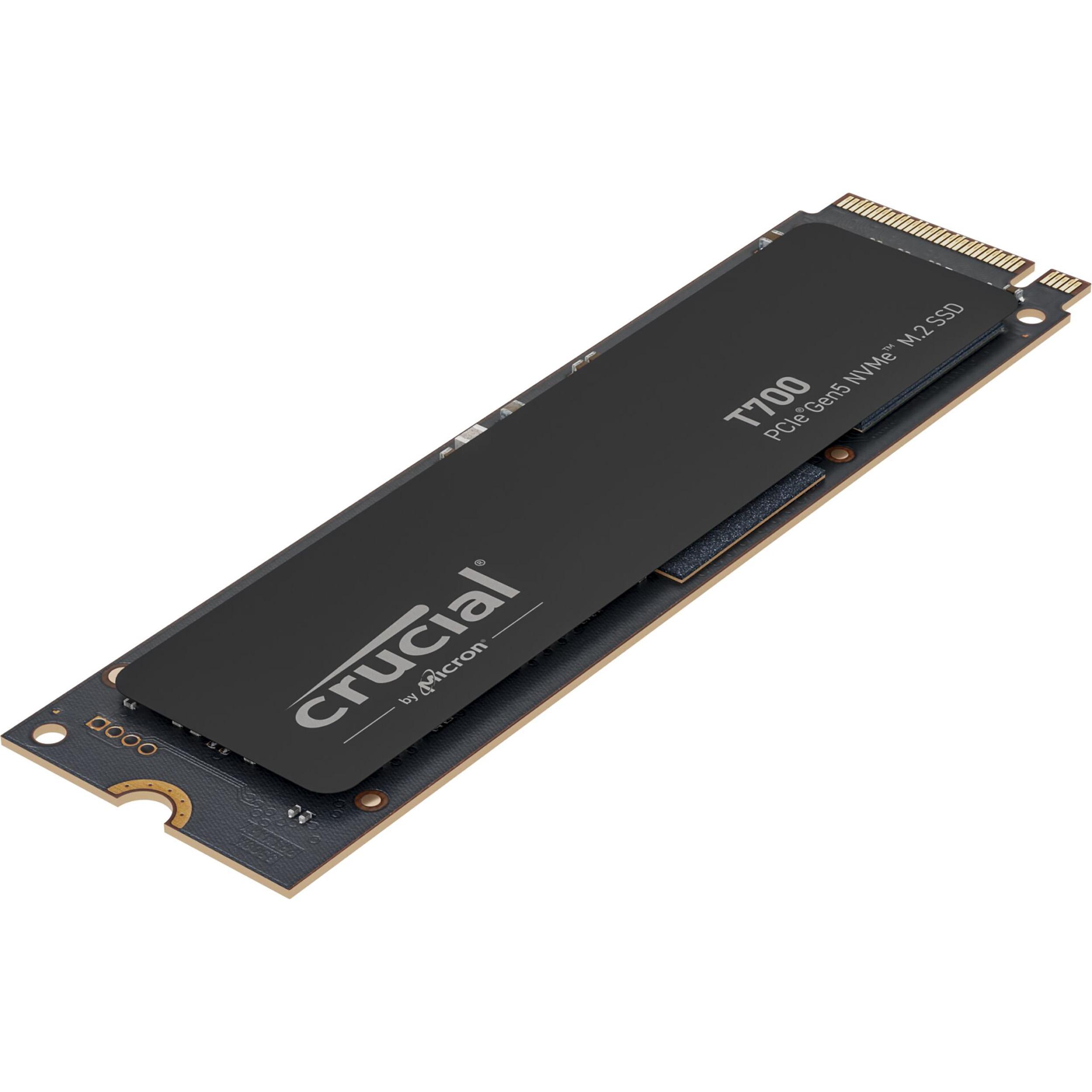 CRUCIAL T700 PCIe Gen5 NVMe via TB SSD, NVMe, intern M.2 SSD 2
