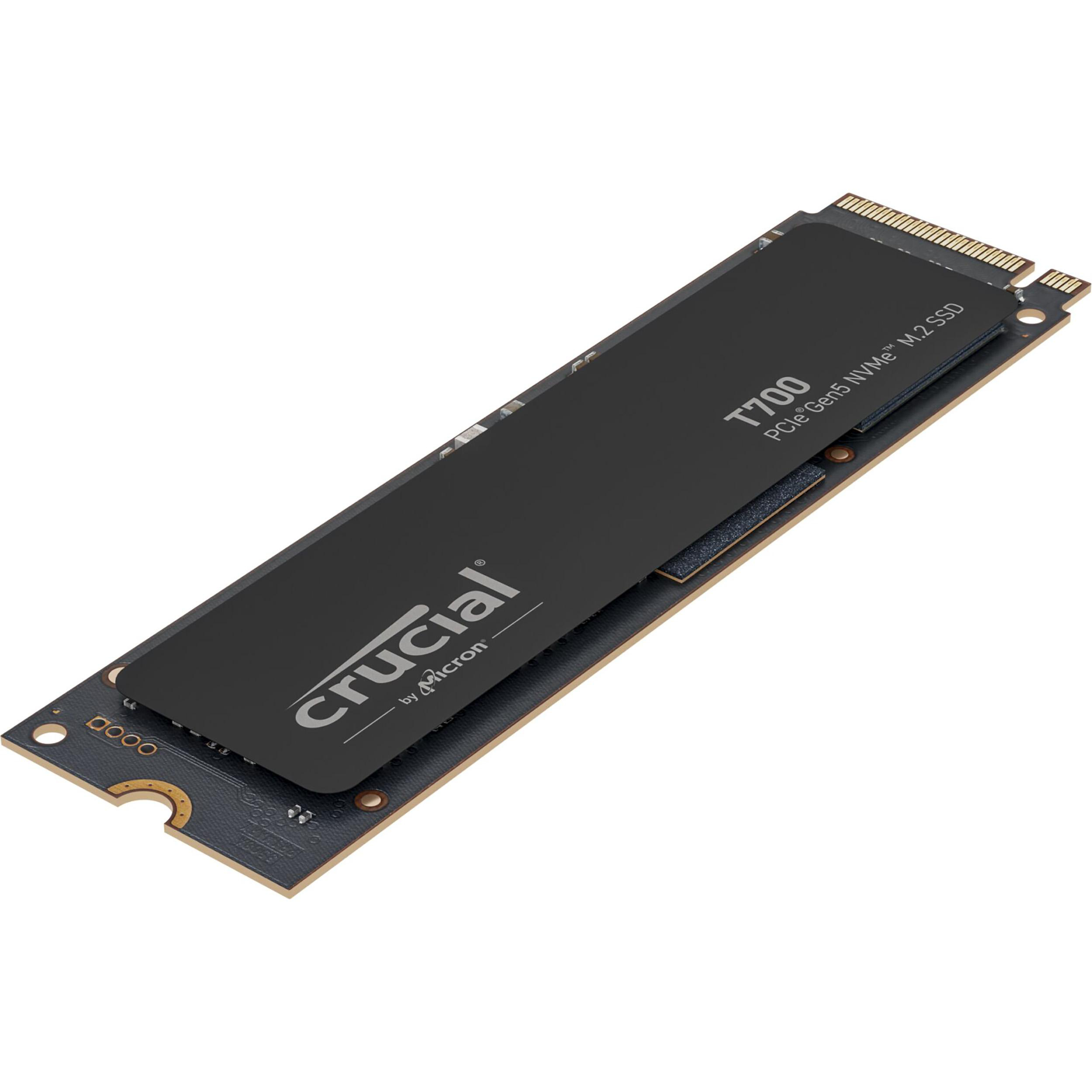 CRUCIAL T700 PCIe Gen5 NVMe Festplatte, 2 TB SSD M.2 via NVMe, intern