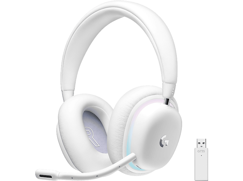 Logitech Draadloze Gaming Headset G735 Lightspeed Aurora Off White (981-001083)