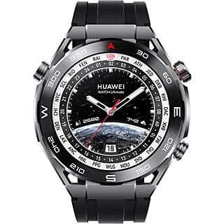 Smartwatch - Huawei Watch Ultimate, 22mm, Circonio, Carga inalámbrica, 530 mAh, Negro