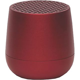 LEXON Mino+ Alu Mini - Bluetooth Lautsprecher (Dunkelrot)