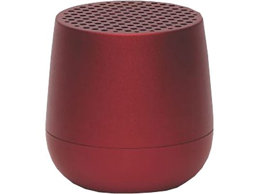 LEXON Mino+ Alu Mini - Enceintes Bluetooth (Rouge foncé)