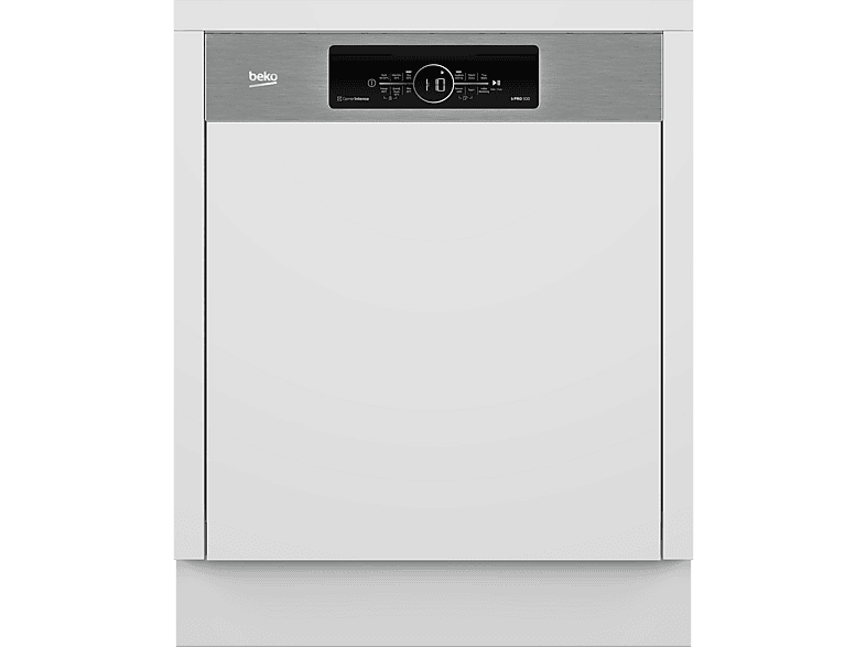 BEKO BDSN3844M0X Geschirrspüler (teilintegrierbar, 598 mm breit, 43 dB (A), C)