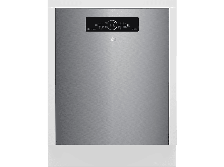 BEKO BDUN3844M0X Geschirrspüler (unterbaufähig, 598 mm breit, 43 dB (A), C)