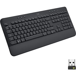 LOGITECH Draadloos Toetsenbord K650 Signature AZERTY NL BE Grafiet (920-010920)