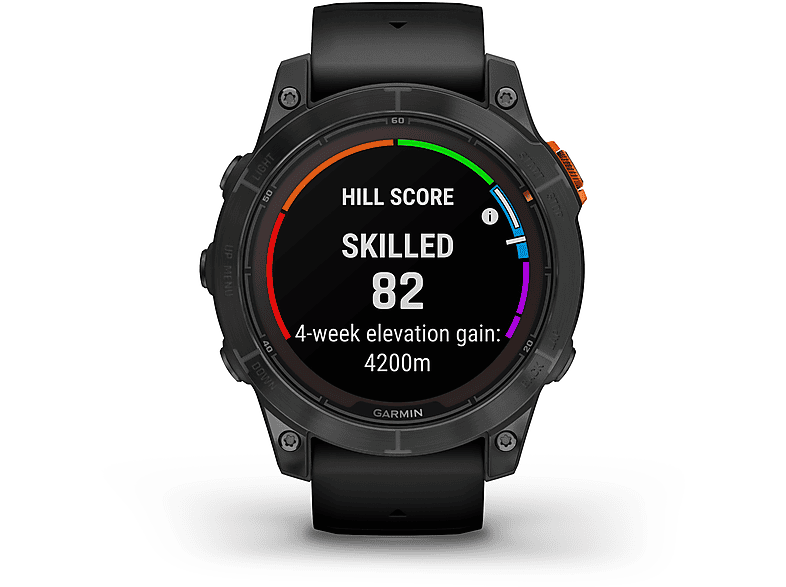 GARMIN FENIX 7 PRO SOLAR Smartwatch Silikon, 125-208 mm, Schwarz/Schiefergrau