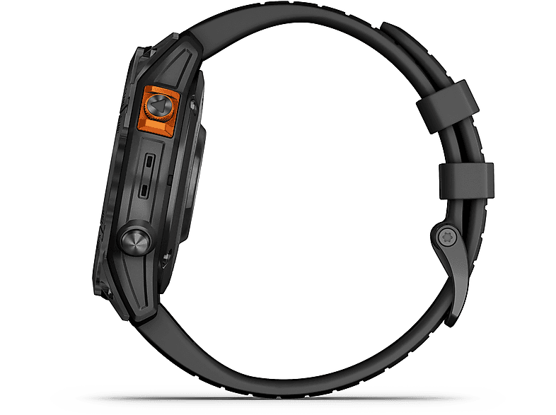 Thumbnail - GARMIN FENIX 7 PRO SOLAR Smartwatch Silikon, 125-208 mm, Schwarz/Schiefergrau