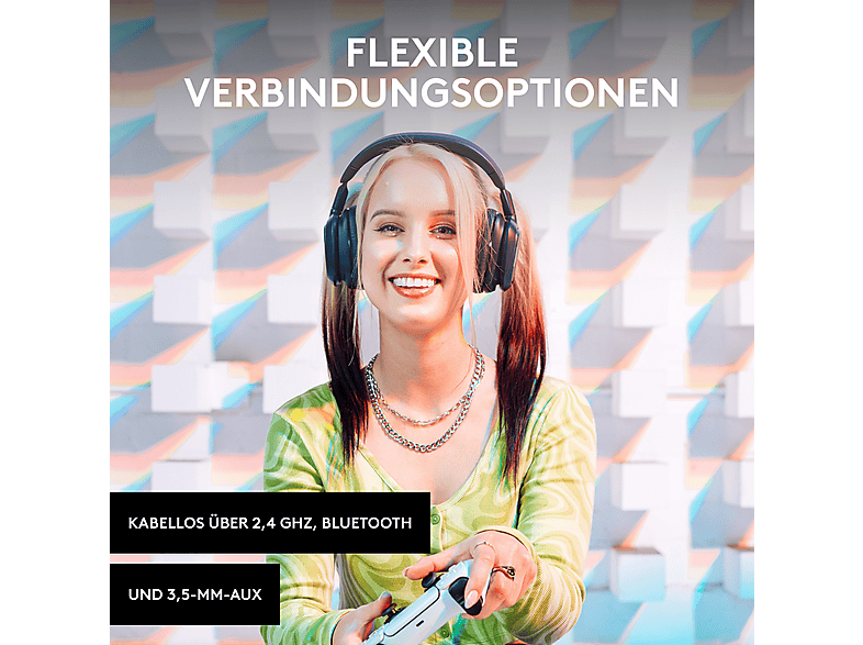 Astro Gaming A30, Kabelloses Gaming Headset, Lightspeed & Bluetooth (PlayStation PS5), Marine — Foto 2 von 5