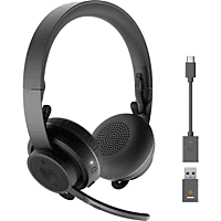 LOGITECH Office Headset Zone 900, Bluetooth, USB-C/A, On-Ear, Schwarz