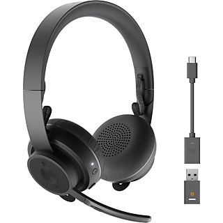 LOGITECH Office Headset Zone 900, Bluetooth, USB-C/A, On-Ear, Schwarz