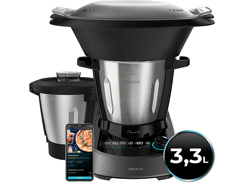 Robot de cocina Cecotec Mambo 11090 Habana 1600W 3.3 l 37