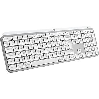 LOGITECH MX Keys S - Kabellose Tastatur (Hellgrau)