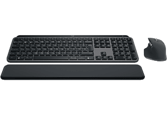 LOGITECH MX Keys S Combo - Kabellose Tastatur + Maus (Grafit)