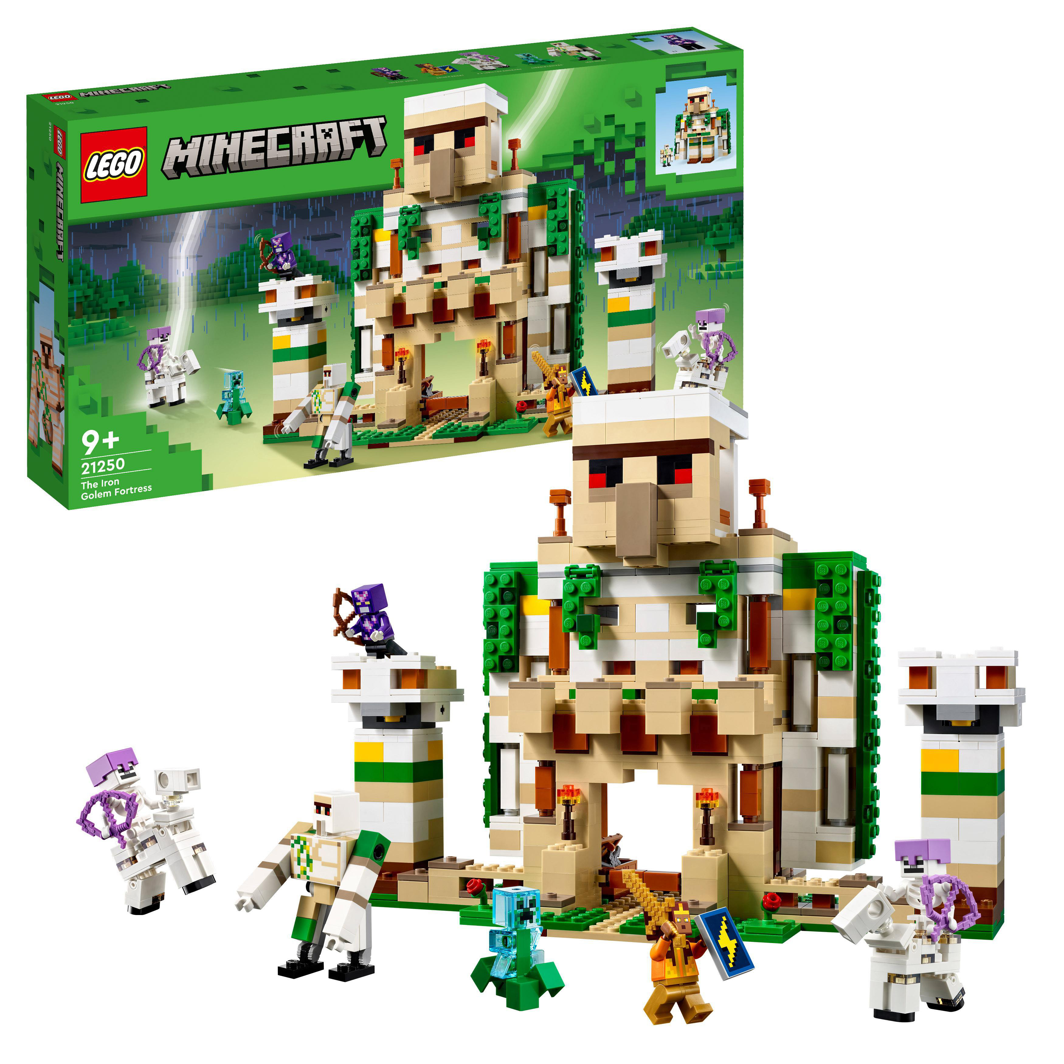 LEGO Minecraft 21250 Eisengolem-Festung Mehrfarbig Die Bausatz