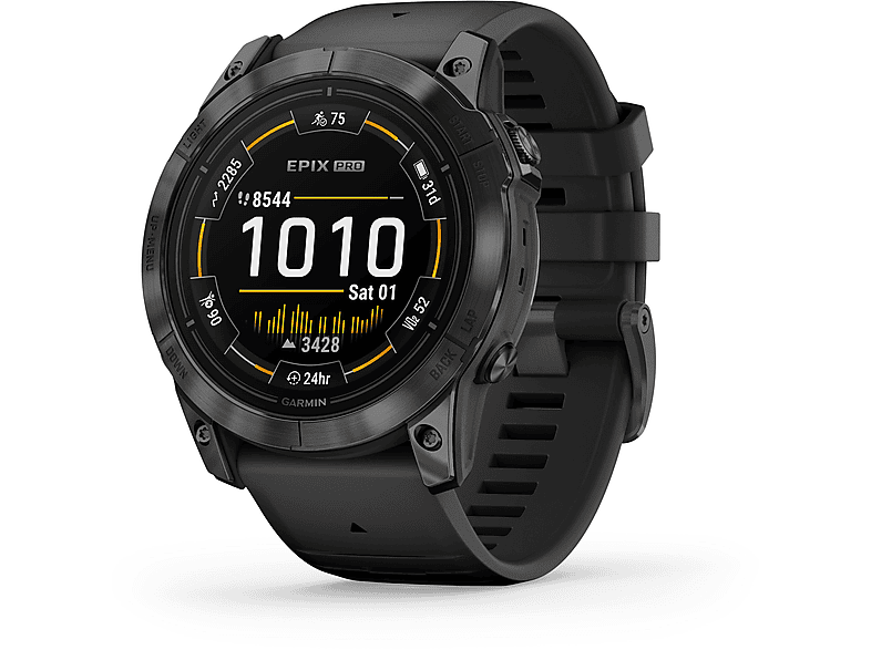 Smartwatch GPS GARMIN 010-02804-21 epix Pro (Gen 2) 51 mm Popielato-czarny-Zdjęcie-0