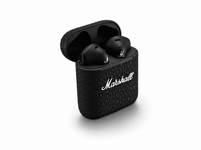 Auriculares True Wireless - Marshall Minor III, 25 h, Bluetooth 5.2,  Micrófono, Negro