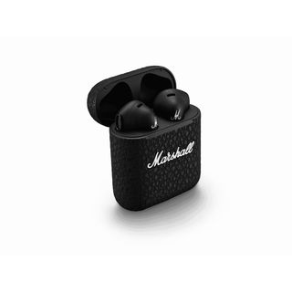 Auriculares True Wireless - Marshall Minor III, 25 h, Bluetooth 5.2, Micrófono, Negro