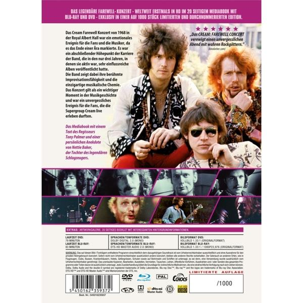 Cream - The Farewell Concert (DAS LEGENDÄRE ABSCHIEDSKONZE  - (DVD)