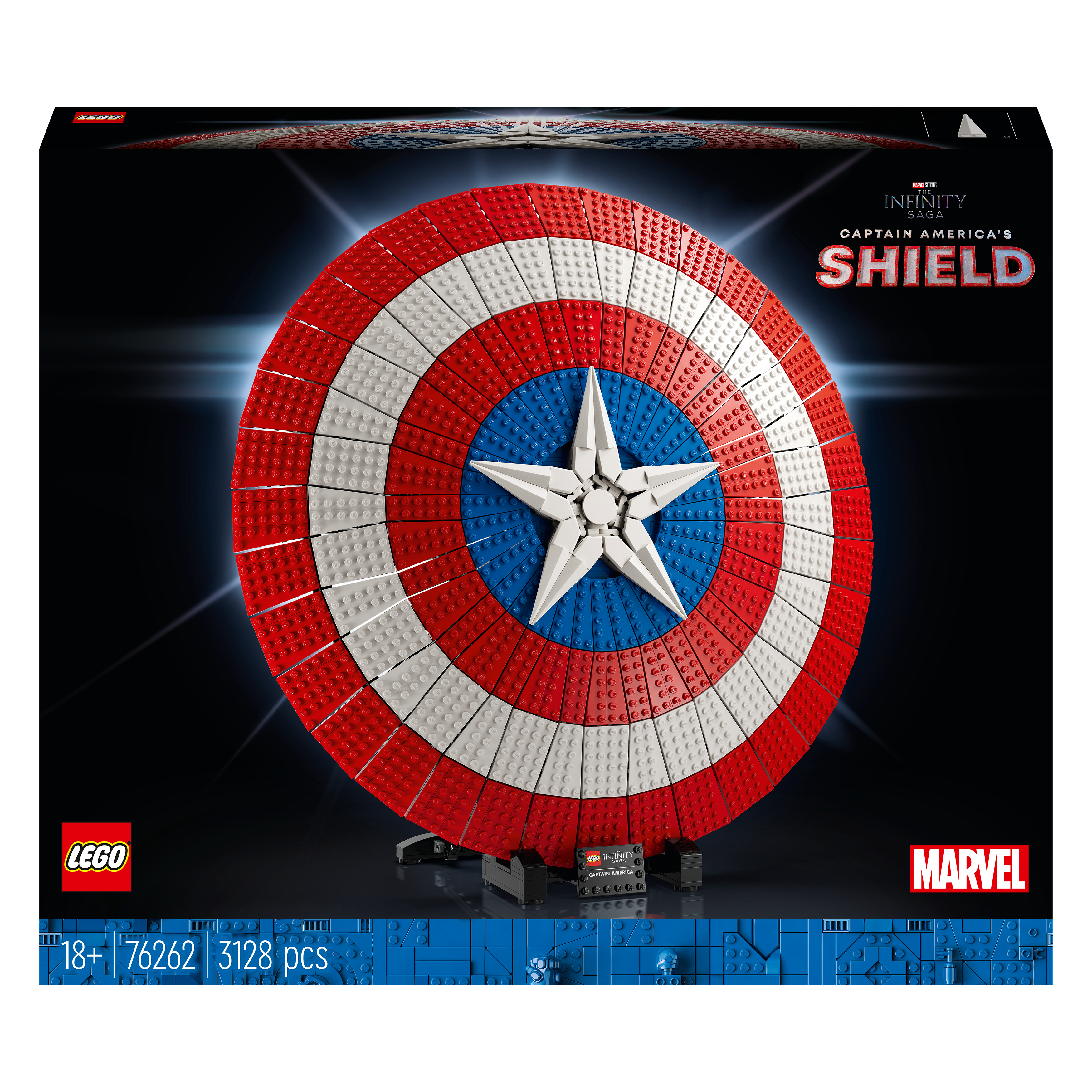 Schild Bausatz, Captain Mehrfarbig Marvel Americas 76262 LEGO