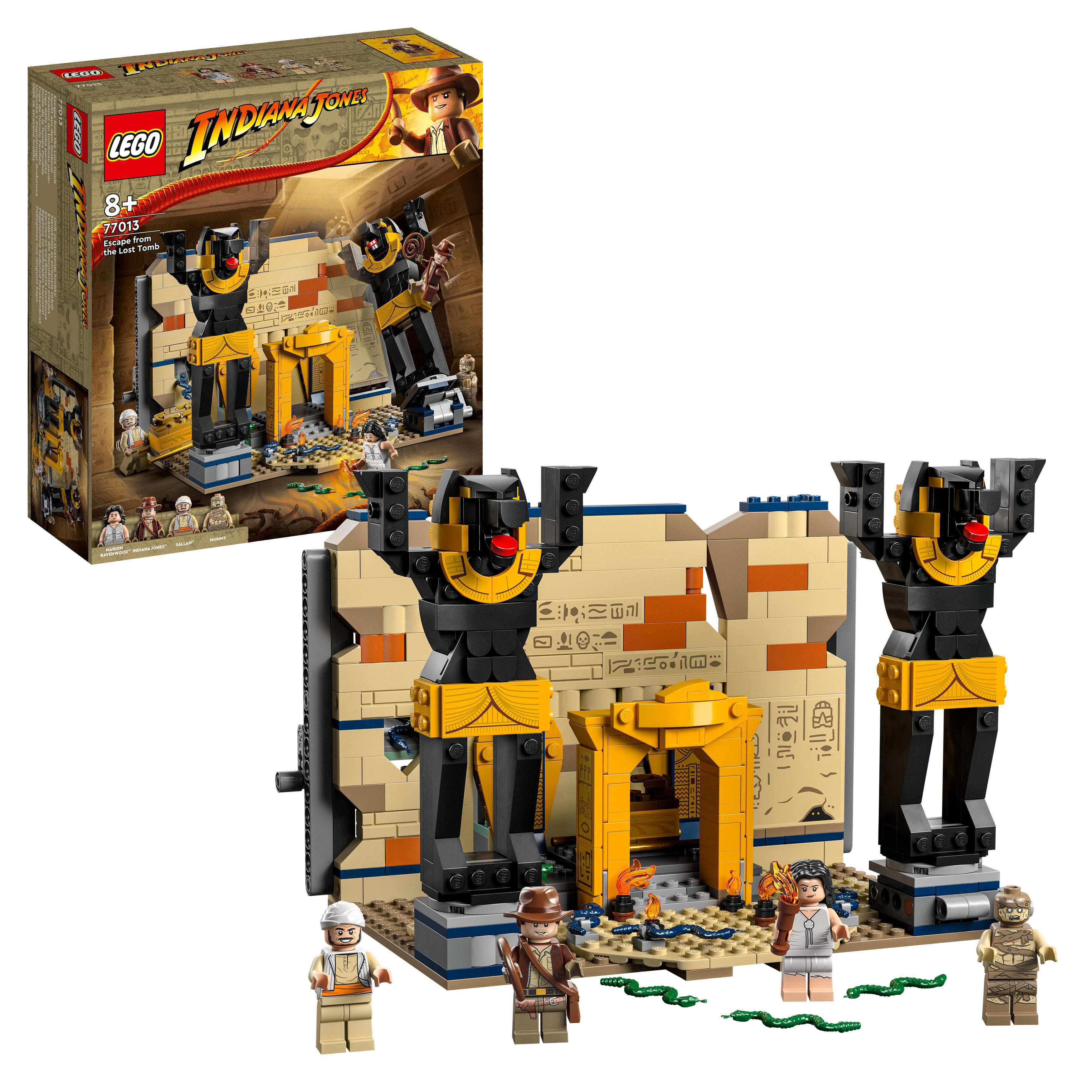 Jones Indiana Mehrfarbig Flucht LEGO dem 77013 Bausatz, Grabmal aus