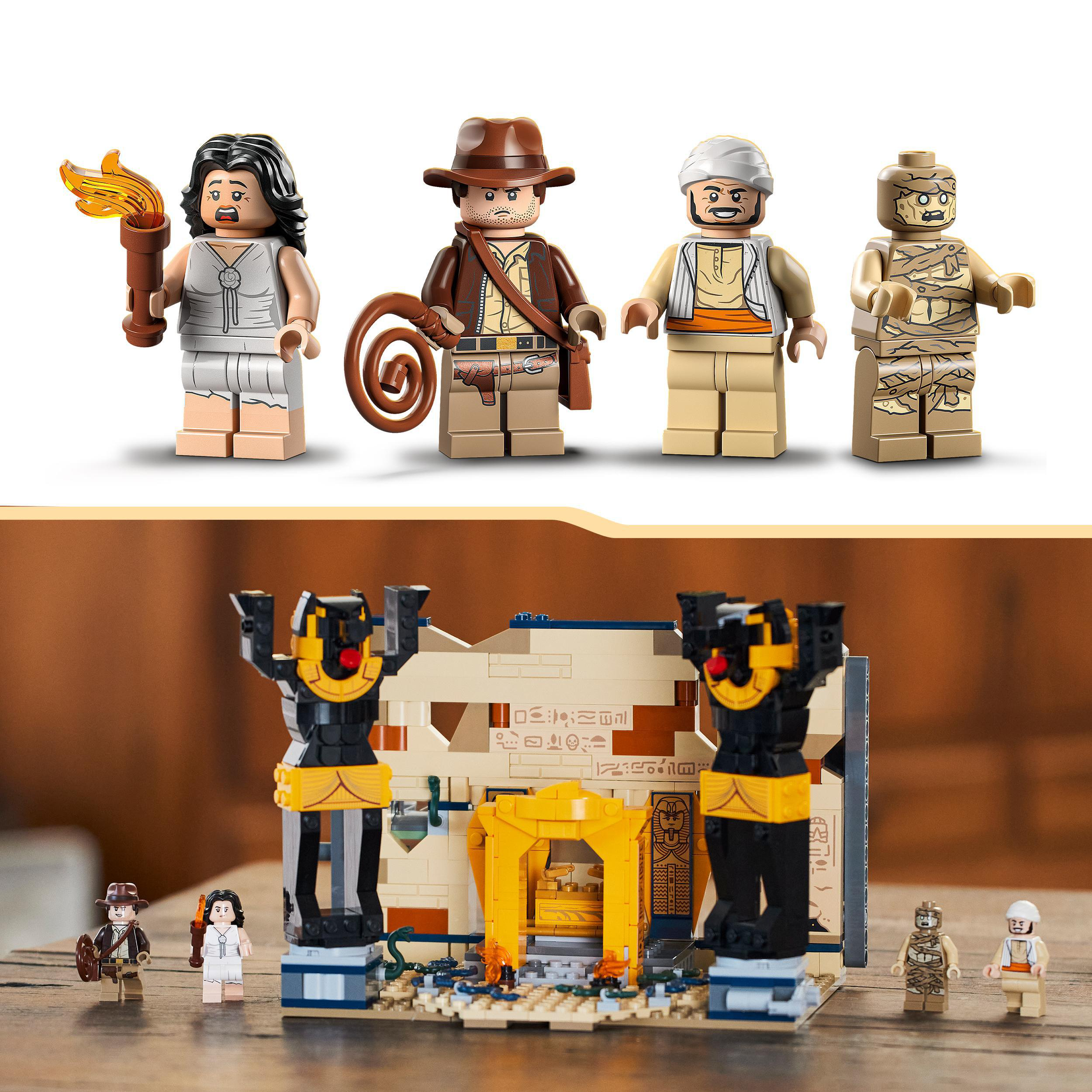 LEGO Indiana Jones 77013 Flucht dem Mehrfarbig Grabmal aus Bausatz