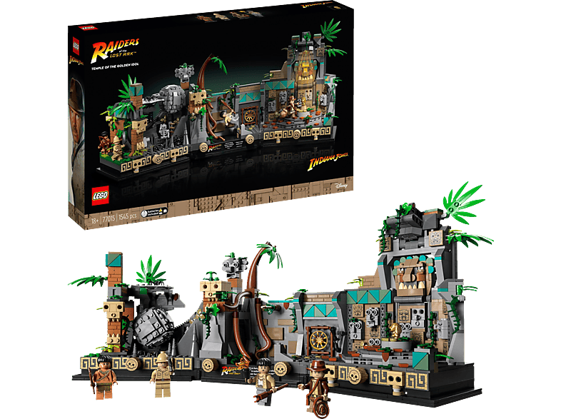 LEGO Indiana Jones 77015 Götzen Bausatz, Tempel goldenen des Mehrfarbig