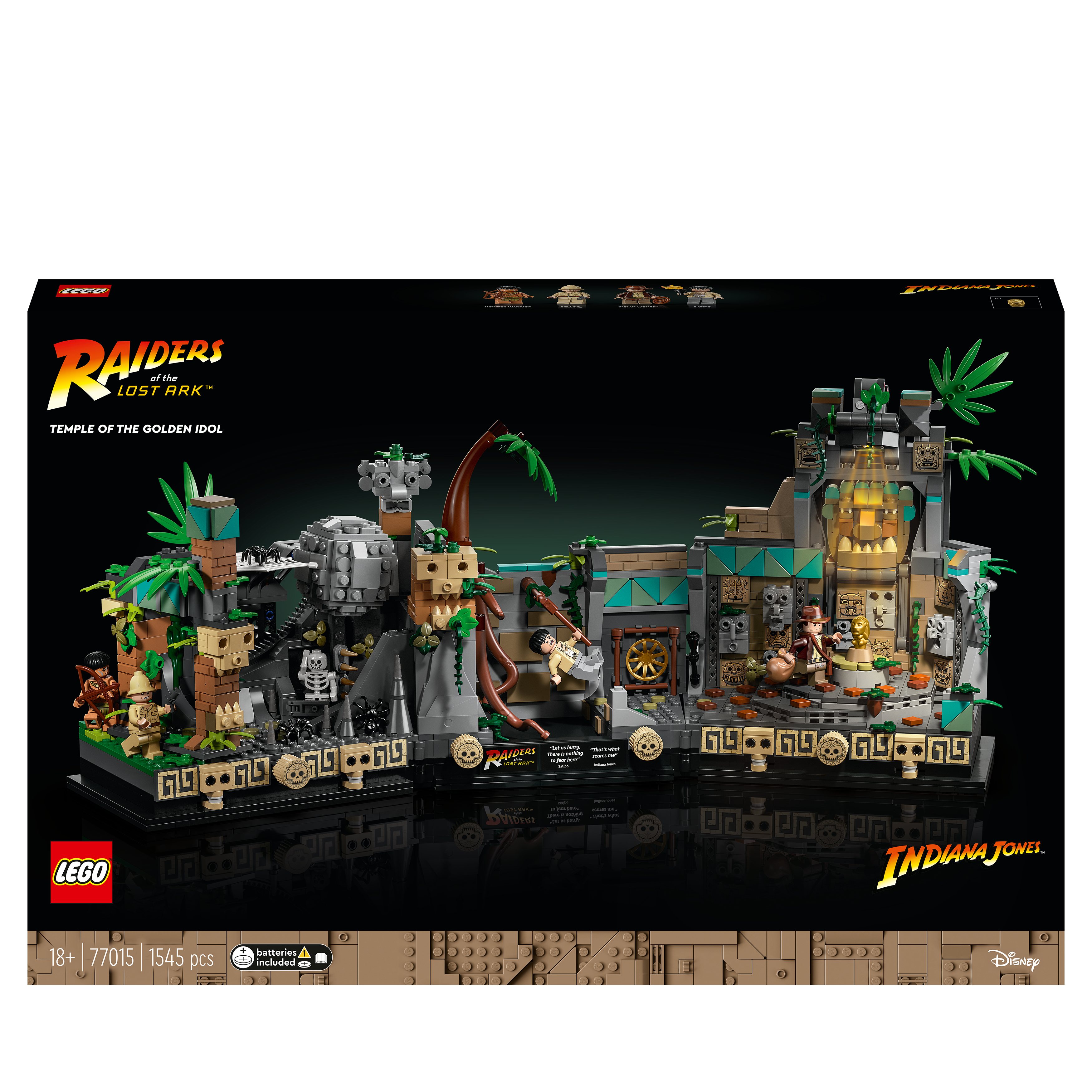 LEGO Indiana Jones 77015 goldenen Tempel Götzen Mehrfarbig des Bausatz
