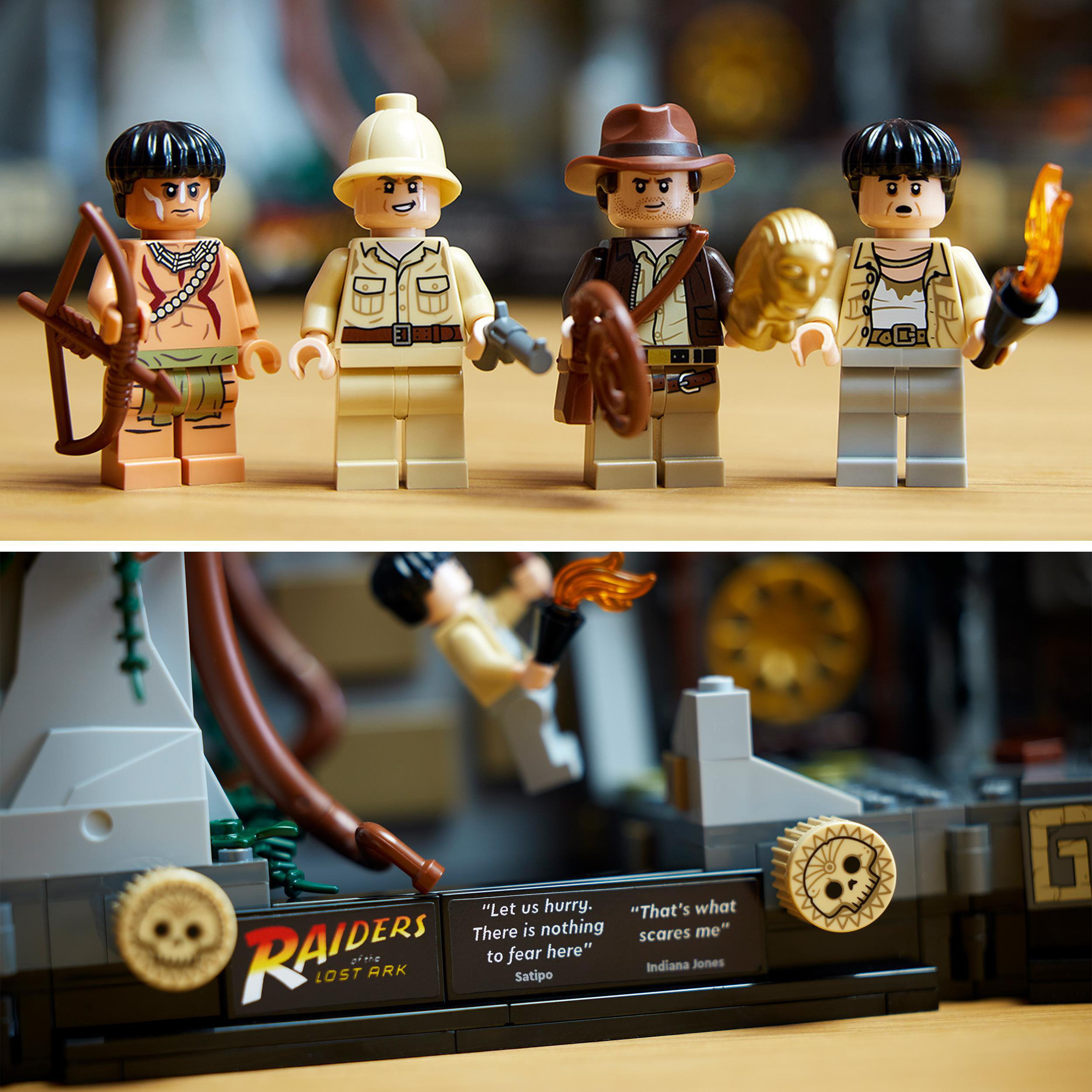 des Jones Tempel LEGO goldenen Bausatz, 77015 Indiana Götzen Mehrfarbig
