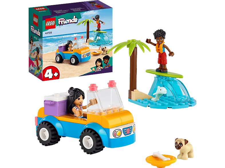 LEGO Friends 41725 Strandbuggy-Spaß Bausatz, Mehrfarbig