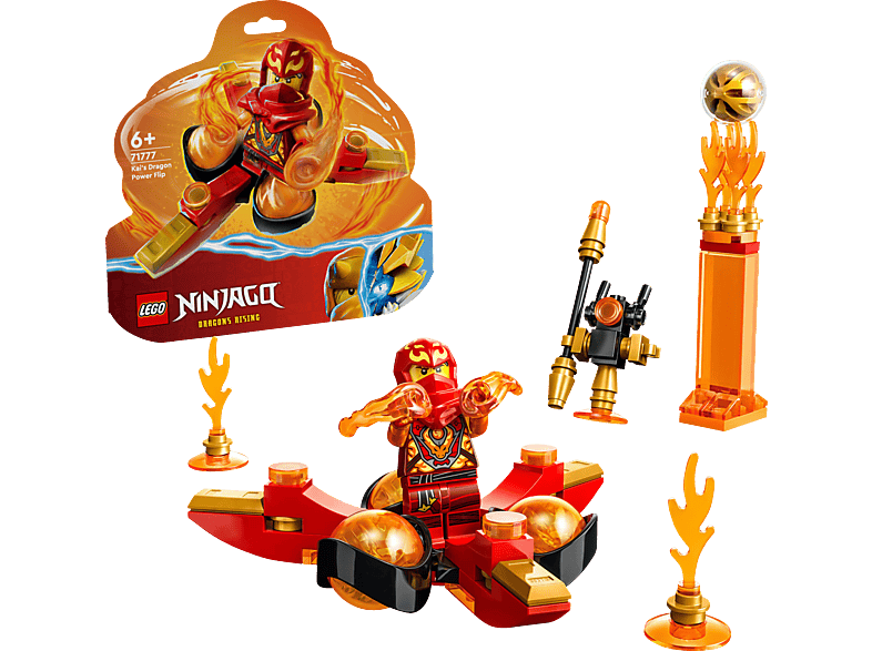 NINJAGO LEGO Kais Mehrfarbig Drachenpower-Spinjitzu-Flip Bausatz, 71777