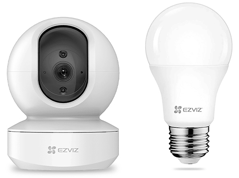 Videocamera Sorveglianza Ezviz TY1 + LB1 White
