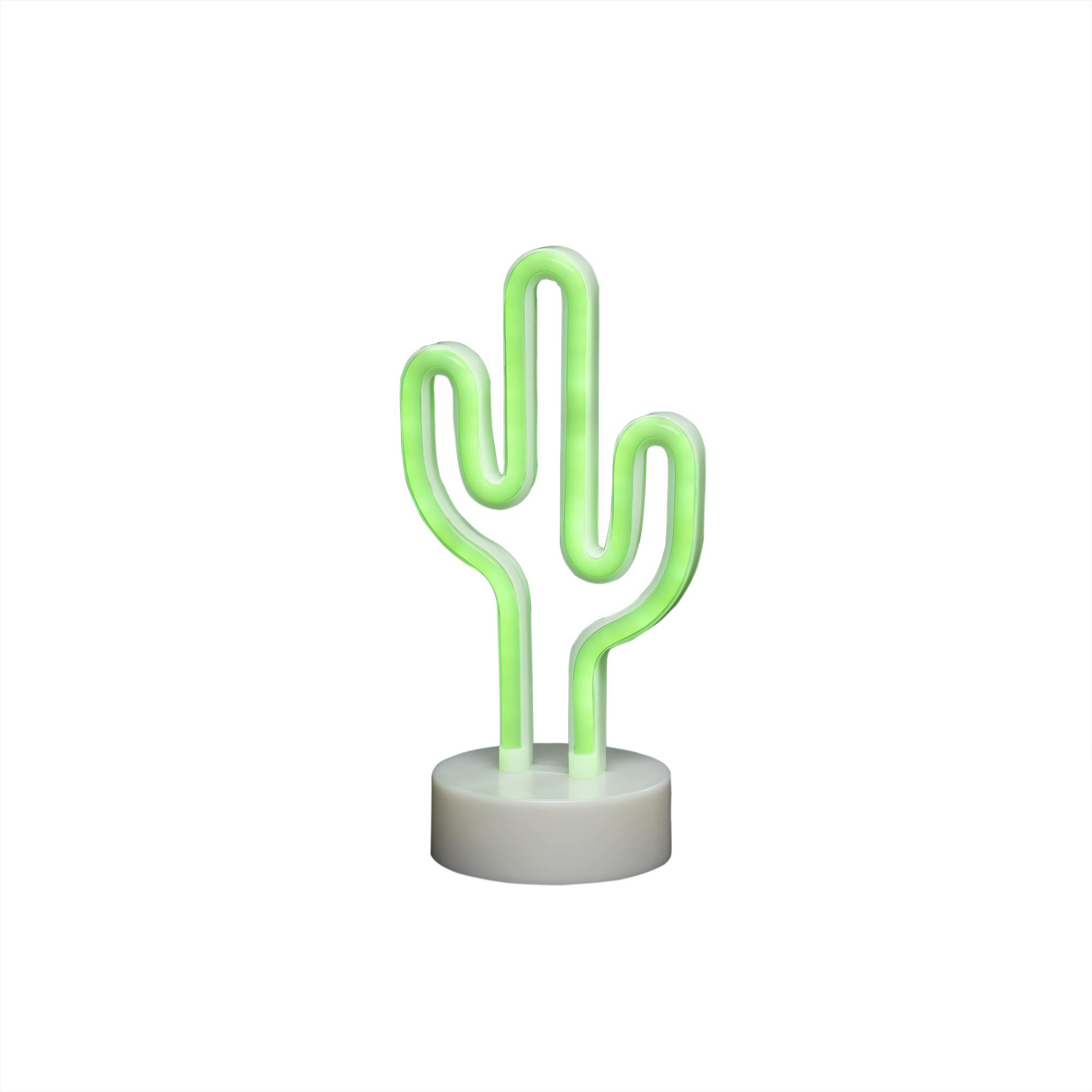 KONSTSMIDE Kaktus Schlauchsilhouette grün