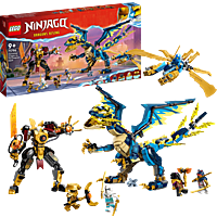 LEGO NINJAGO 71796 Kaiserliches Mech-Duell gegen den Elementardrachen Bausatz, Mehrfarbig