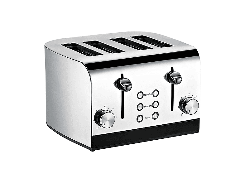 Imetec Grantoast - Tostapane 2 Fette XL con Pinze Apribili per Toast Farciti - 7 Livelli Doratura, Facile