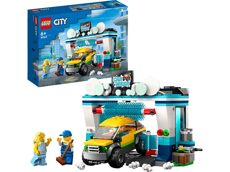60362 City Mehrfarbig Autowaschanlage Bausatz, LEGO