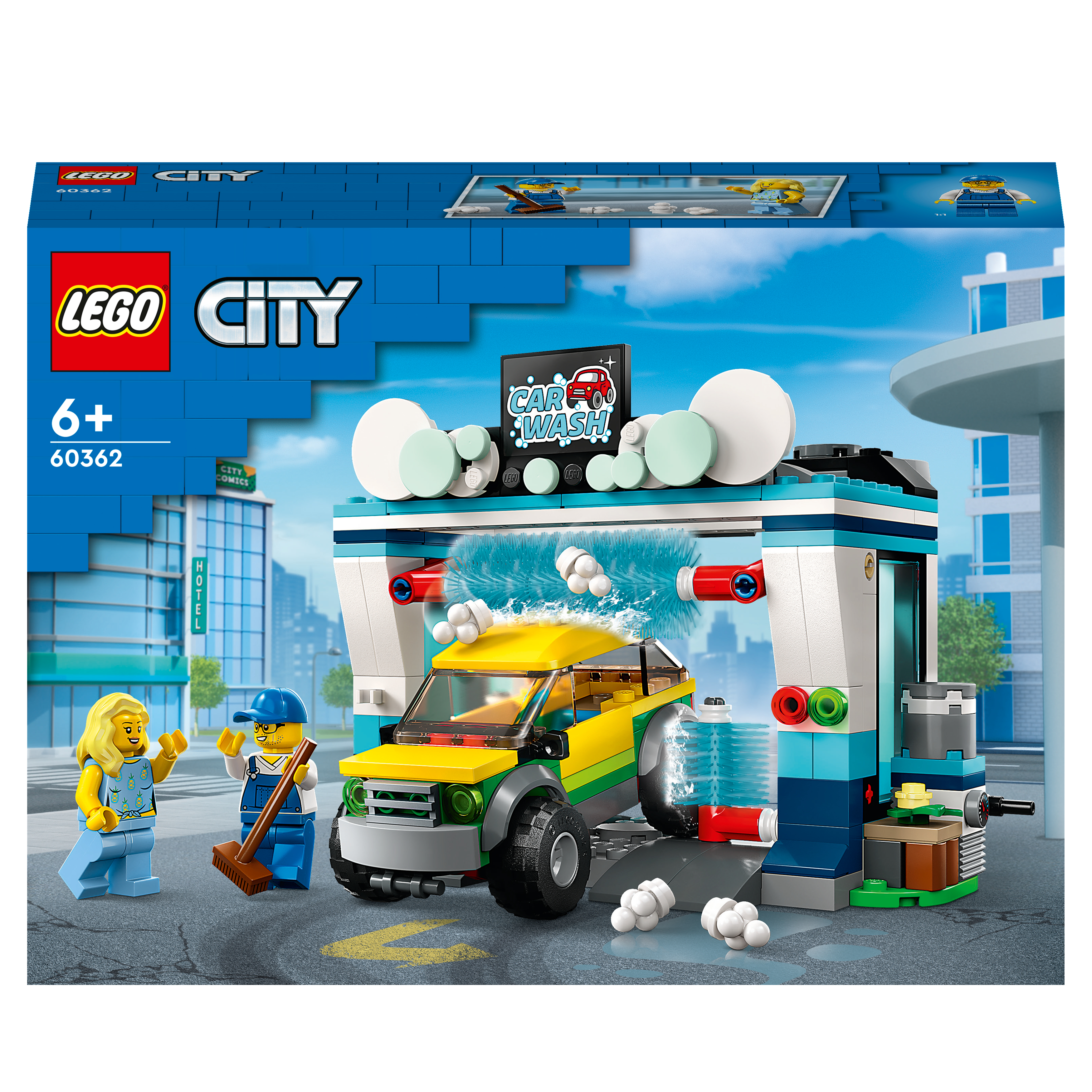LEGO City 60362 Autowaschanlage Bausatz, Mehrfarbig