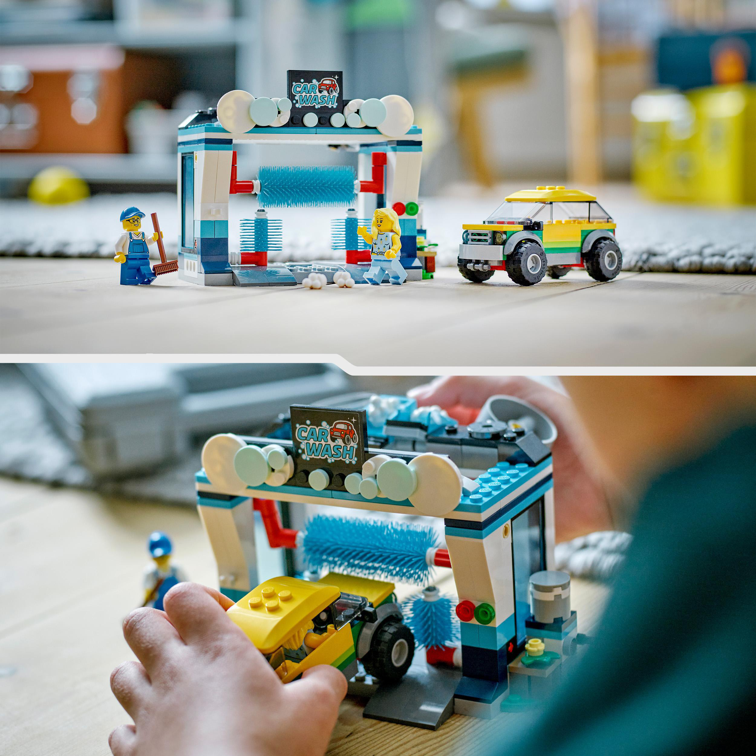 60362 City Mehrfarbig Autowaschanlage Bausatz, LEGO