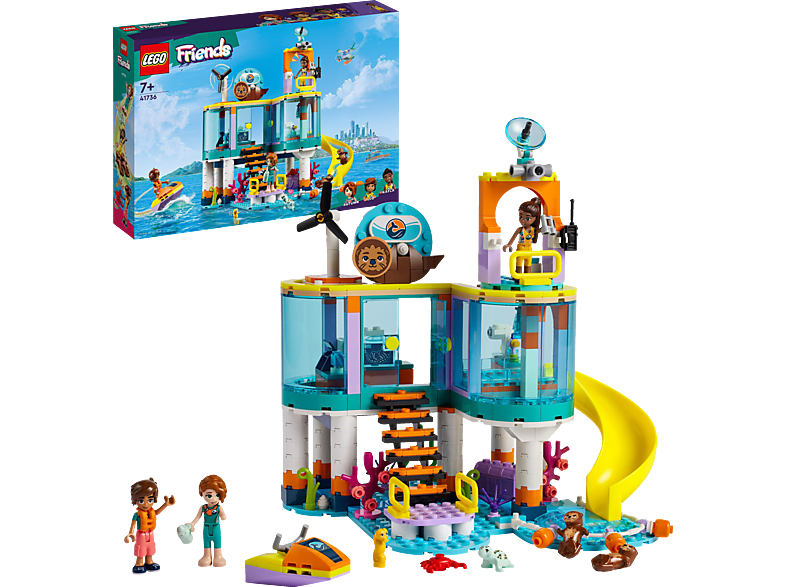 LEGO Friends Bausatz, 41736 Seerettungszentrum Mehrfarbig