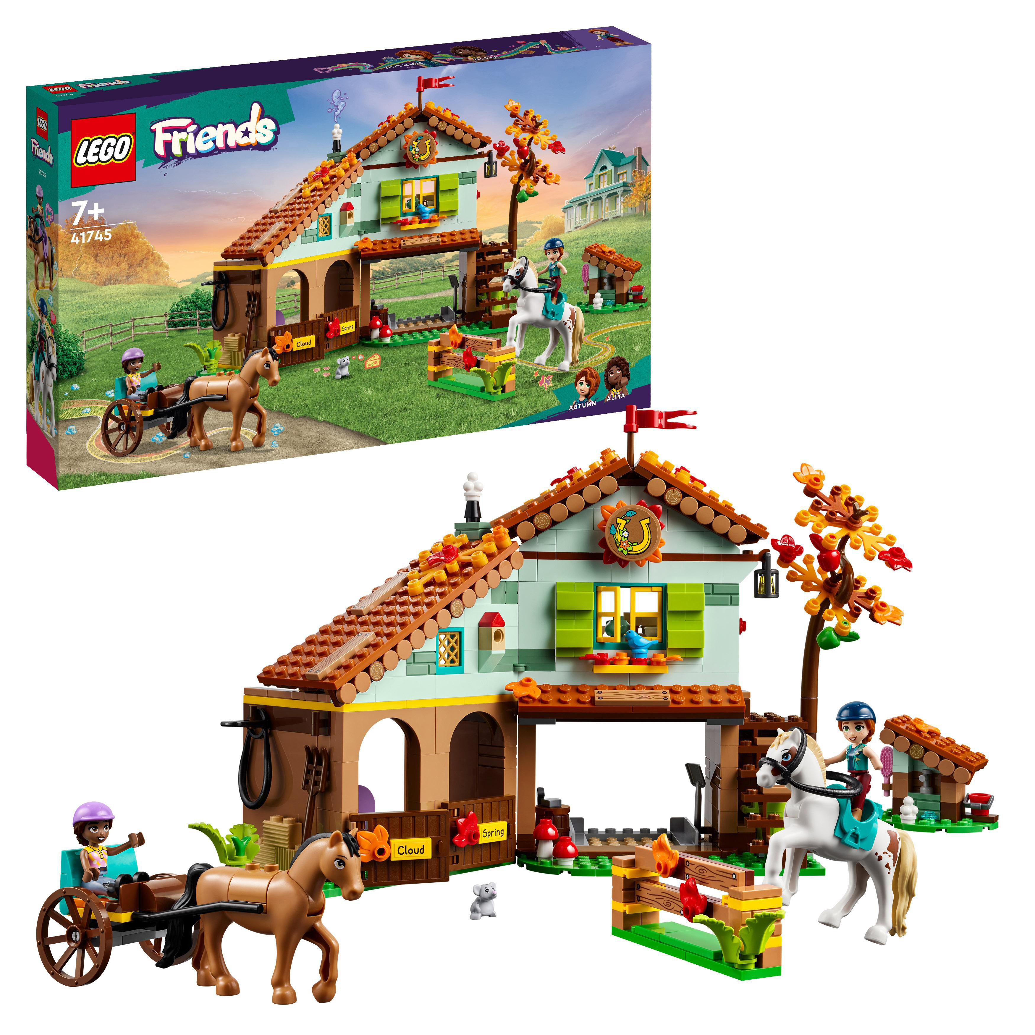 Bausatz, Autumns 41745 LEGO Friends Mehrfarbig Reitstall