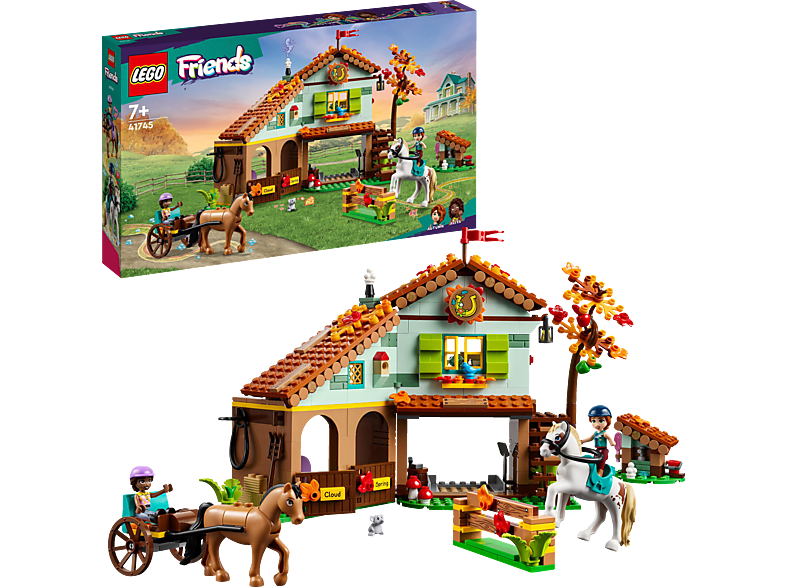 Friends Bausatz, Reitstall Mehrfarbig Autumns LEGO 41745