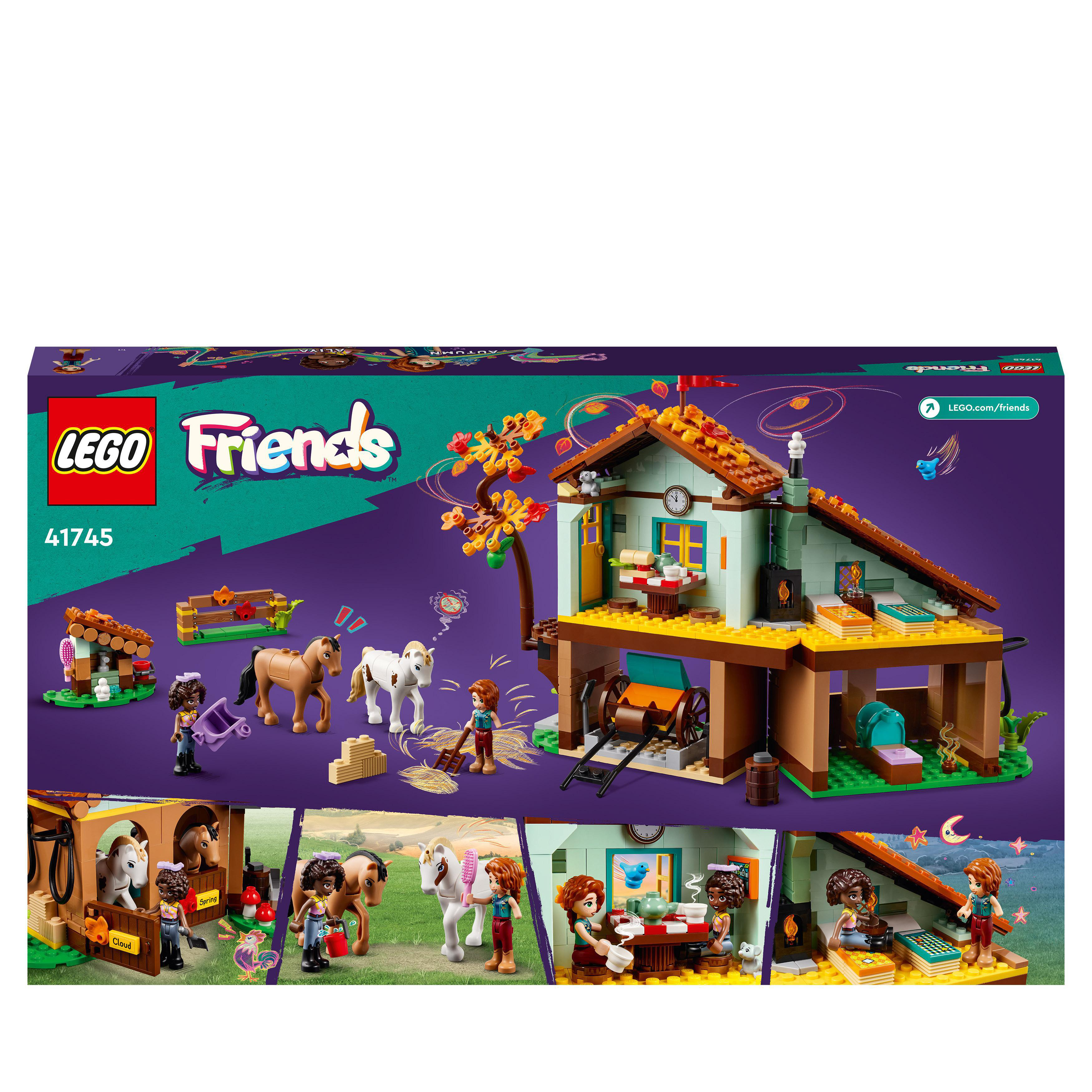 LEGO Friends 41745 Mehrfarbig Autumns Bausatz, Reitstall