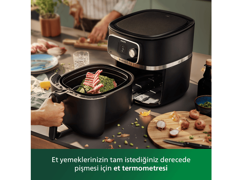 PHILIPS HD9880/90 Combi 7000 Serisi XXL Connected Airfryer Siyah Fiyatı &  Özellikleri