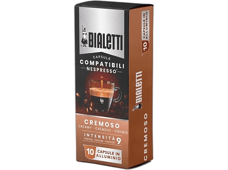 BIALETTI Nespresso Uyumlu Cremoso 10 Adet Kapsül Kahve