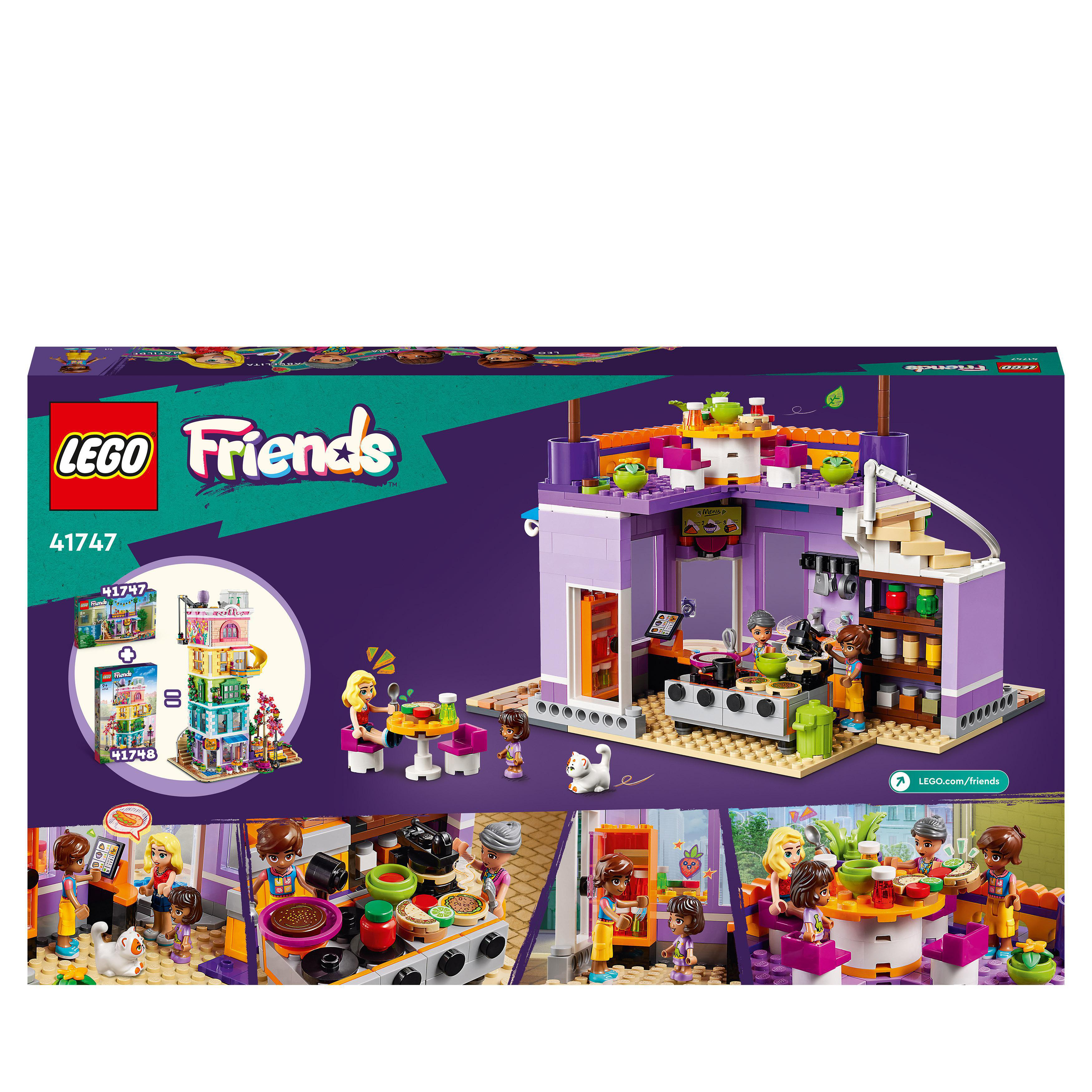 Friends 41747 Heartlake Mehrfarbig Gemeinschaftsküche Bausatz, City LEGO